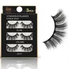 Faux cils costume fille yeux beauté cils maquillage 3D faux cils sont minces réalistes confortables doux nu et multicouche 3 paires/boîte haute qualité expédition rapide