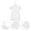 Torby do przechowywania Dziecięcy plastikowy manekin Wieszaki na ciało dziecka Półprzezroczysty wyświetlacz ubrań Sklep z bielizną Kostium