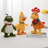 Stuffed Plush Animals 29/32cm Dancing Toy Electric Plush Doll Soft Stuffed Cocks Duck Frog Lovely Party Gift with Music Kids Educational Toy L230707