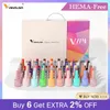 マニキュア 7.5 ミリリットル VENALISA ジェルネイルポリッシュセット VIP4 Hema フリーネイルマニキュアソークオフベース Nowipe トップコート UV LED ネイルジェルワニスキット 230706