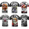 Agasalhos masculinos Kid Boxing MMA T-shirt Manga curta Bjj Rashguard Jiu Jitsu T-shirts Crianças Fight Kickboxing Tee Boy Sport Gym MMA Jerseys 230706