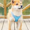 Hondenkragen zacht klein kabelboom en riem set stap in luchtmesh puppy gemakkelijk om te lopen Vest verstelbaar reflecterende reflecterende