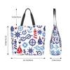 Avondtassen Tote Bag Sea Elements Travel Schouder Handtas Purse voor Yoga Gym Beach 230707