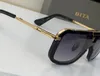 Realfine 5A Eyewear Dita Mach-Eight DTS400 Luxus-Designer-Sonnenbrille für Mann und Frau mit Brillen-Stoffbox