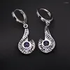 Necklace Earrings Set Musical Note Shape Jewelry Purple Zirconia Ring 3PCS 6-shape Cubic