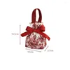 Emballage cadeau 10 pièces sac de toile de jute à cordon avec sacs portables petit tissu réutilisable Mini bonbons bijoux en vrac pour l'emballage de fête