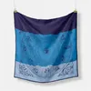 Szaliki 53cm kobiety kwadratowy szalik koło konstelacja Foulard Musulmane Pour Femme jedwabne włosy hidżab dla pań Decoracion