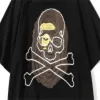 Een Bathing A Ape New Skull Joint Foam 3D Printing T-shirt