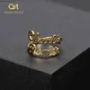 Con pietre laterali Con pietre laterali Anello con doppi nomi personalizzato Anello unico personalizzato per fidanzata Moglie Mamma Regali Dichiarazione Gioielli Collares regolabili Z230710