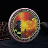 Kunsthandwerk Gedenkmünze Ehrenabzeichen für heldenhafte Feuerwehrleute Sammlung von Gold- und Silbermünzen-Gedenkabzeichen für die Brandbekämpfung
