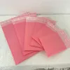 Protective Packaging 50PCS Bubble Mailers Padded Envelopes Lined Poly Mailer Shockproof waterproof Self Seal Pink Small Business Suppli 230706