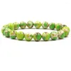 Strand 2023 Mode Multicolore Naturel Oeil De Tigre Pierre Perles Bracelet Bracelet Femmes Hommes Charme Simple Élastique Bracelets Bijoux Cadeau