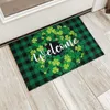 Tapijten 40x60 cm St. Patrick's Day Deurmat Welkom Brief Plaid Vloermatten Tapijten antislip deurmatten Voor Outdoor Badkamer Keuken