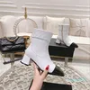 Herbst-Winter-Klassiker, klobiger Absatz, Damenstiefel, High Heels, echtes Leder, Nähte, Temperament, Knöchelstiefel, Reißverschluss, Cowboy-Booties, High-End