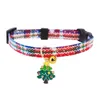 Dog Collars Christmas Pet Collar With Buckle And Small Bell Gift For Lovers