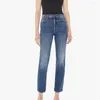 Frauen Jeans Frauen Schlank Abgeschnitten Denim Hosen Zipper Hohe Taille Mode Alle-spiel Baumwolle Weibliche 2023 Frühling Sommer