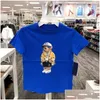 Tシャツキッズデザイナーラルフス S 服ベビーボーイズ幼児ガールズファッションストリートトップス夏子供幼児 Tシャツ青少年子供 Tod Dh6Rj