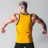 Men's Tank Tops Summer Bodybuilding Tank Tops Men Gym Fitness Training Sleeveless Shirt Male Casual Quick Dry Stringer Singlet Vest Clothing 230706