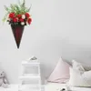 Flores decorativas rústicas decoração botânica cesta suspensa simulação rosa videira tira sala de estar flor de seda decoração de parede artificial