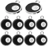 Pendant Necklaces 10 Pcs Dainty Metal Charms Jewelry Making DIY Billiards Ornaments Bulk Crafts Earring