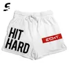 Shorts Masculino Shorts de Ginástica Masculino Running Sport Shorts Homme Training Malha Respirável Boxer Short Boxer Calções de Boxe Roupas Esportivas Calças de Ginásio Masculinas 230707