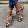 Plus Size 41 New Ladies Colorful Wedges Gladiator Sandals Shoes Woman Party Summer Sandals Women 2023
