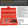 Professional 46 SPANNER SOCKET COMBINATION SET AUTO REPARATION REALTER Ratchet Keys Chrome Vanadium Socket Wrench Set HM-46S