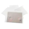 Grußkarten, 100 Stück, blanko, durchscheinende Pergamentumschläge, DIY-Multifunktions-Geschenkkartenumschlag mit Siegelaufkleber für Hochzeit, Geburtstag, 230706
