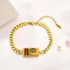 New Luxury Designer Bracelet Fashion Women's Letter Pendant Bracelet Wedding Special Design Jewelry Quality No Box