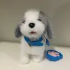 Peluches Animaux Simulation Électronique En Peluche Chien Jouets Marche Aboyer Chant Musical Peluche Jouets Interactifs Mignon Chiot Poupée pour Garçons Filles Cadeau L230707