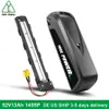 أضواء 52 فولت بطارية Hailong G70 Ebike بطارية 52V 13AH 18650 بطارية الدراجة الكهربائية MAX 30A BMS 350W 500W 750W 1000W 52V البطارية