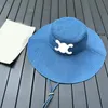 Sunhat Женская дизайнерская шляпа Bucket Hat роскошные широкие шляпы Brim.