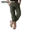 Hommes Pantalons TACVASEN Militaire Ripstops MultiPockets Travail Tactique Cargo Printemps Automne Casual Coton Armée Combat Pantalon 230706