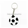 Party Favor Innovative Key Chains Of 6 Different Styles Football Baseball Volleyball Beach Rugby Links Exquisite Gifts Drop Delivery Dhitj