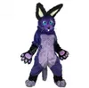 Roxo Rbbit Fox Mascot Trajes Cartoon Fancy Suit for Adult Animal Theme Mascotte Carnival Costume Halloween Fancy Dress
