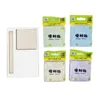 Sublimación MDF Sticky Notes Pad Holder Blanks Office School Pen Holders