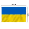 Banner bayrakları Ukrayna bayrağı 90cmx150cm vertebral boyut ve özel olarak diğer ulusal aktivite drop dağıtım ev bahçesi festival partisi dh3fe