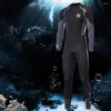 Kadın Mayo Tek Parça Set Erkekler Uzun Wetsuit SBR Neopren Malzeme Sıcak Polar Astar Açık Yüzme Kayak Sörf Sürükleme