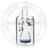 14mm 18mm Ash Catcher Vattenpipa för dab rig Glasbong 45 90 Smoke Accessories Blandad färg med Panda Showerhead Perc Tobakstillbehör Fabriken grossist