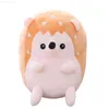 Animaux en peluche en peluche dessin animé joli drame coréen avec le coussin d'oreiller hérisson jouets en peluche pour enfants et filles anniversaire de Noël oreiller de poupée L230707