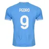 23 24ラツィオサッカージャージ50th Sergej 2023 2024ラズアニバーサリーサッカーシャツ10th Pedro Luis Alberto Immobile Men Kids Kit