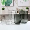 Vases Modern Simple Transparent Glass Vase Ornaments Nordic Living Room Creative Flower Water Culture Dry Arranging Device