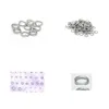 Jump Rings Split In Bk 500 stks/partij Kwaliteit Onderdelen Sterke Sieraden Vinden Markering 316L Roestvrij Staal 5X0.8Mm Mm Ring Open Sier Drop Dhgpt