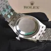 Con scatola originale Orologio di lusso di alta qualità 41mm President Datejust 116334 Vetro zaffiro Asia 2813 Movimento meccanico automatico Orologi bianchi da uomo 2023