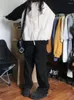 Sweat à capuche femme HOUZHOU Y2k surdimensionné Zip américain rétro Vintage Streetwear mode coréenne Kpop fermeture éclair capuche sweat 2023 automne
