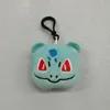 Keychains Lanyards 50 pieces/batch Pocket Monster Anime Meow/Burbasso/Chamande Plug Toy Pendant Keychain Doll 230706