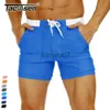 Maillots de bain pour hommes TACVASEN Summer Shorts de bain Shorts de plage pour hommes Brief Boxer Trunks avec poche Quick Dry Outdoor Casual Maillots de bain Bottoms J230707