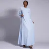 Ethnic Clothing Fashion Abaya Women Muslim Long Sleeve Maxi Dress Turkey Arab Kaftan Islam Gown Dubai Femme Jalabiya Caftan Ramadan African