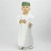 Jubba Thobe Garçons Islamique Vêtements Enfants Musulman Thobe Arabe Abaya Robes pour Bébé Garçon Kaftan Islam Enfant Vêtements Toddler 1-3 Years234M