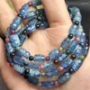 Strand Natural Kyanite Pixiu Tourmaline Beads Bracelet Handmade Crystal Quartz Jewelry Stretch Bangle Children Birthday Gift 1pcs